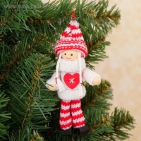 Игрушка-подвеска &laquo;Куколка с сердечком&raquo;, МИКС