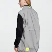 Жилет двусторонний Manifest из светоотражающей ткани, серый, размер M/L