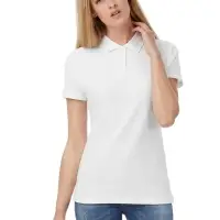 Рубашка поло женская ID.001 черная, размер XL