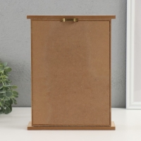 Ключница дерево 6 крючков "Цветы полевые" 20х6,4х26 см