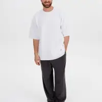 Джемпер с коротким рукавом Siluetti Volumica, молочно-белый, размер M/L