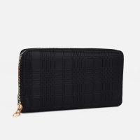 Кошелёк на молнии, цвет чёрный Кошелёк на молнии, цвет чёрный