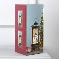 Светодиодная фигура &laquo;Дед Мороз и заяц&raquo; 10.5 &times; 27 &times; 10.5 см, пластик, батарейки ААх3 (не в комплекте), USB, свечение тёплое белое