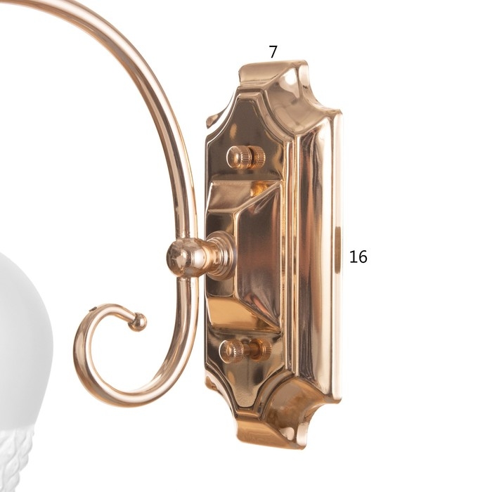 Бра Бра "Эбби" 1х60Вт Е27 Золото 23х12х18см