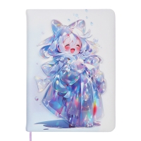 Записная книжка подарочная 96л,линия, цветной срез,обложка ПВХ 3D Аниме (17,7х12,4см) Записная книжка подарочная 96л,линия, цветной срез,обложка ПВХ 3D Аниме (17,7х12,4см)