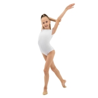 Купальник для гимнастики и танцев Grace Dance, р. 30, цвет белый