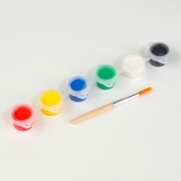 Ёлочные шары под раскраску на новый год &laquo;Праздник рядом&raquo;, d = 5 см, 4 шт, новогодний набор для творчества