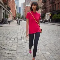 Рубашка поло женская Inspire темно-зеленая, размер XS