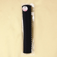 Кружево эластичное, 25 мм &times; 9 &plusmn; 0,5 м, цвет чёрный