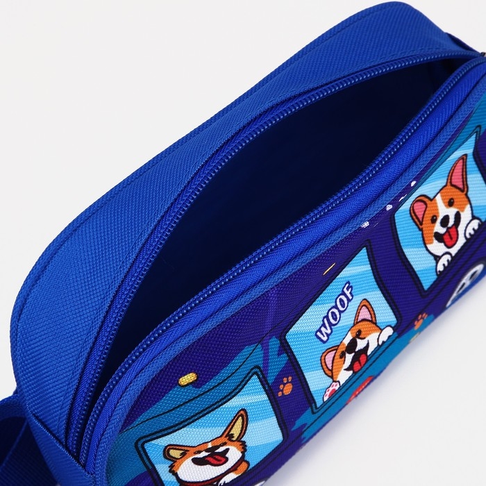 Сумка поясная детская для девочки &laquo;Собачки&raquo; 20х11х4см