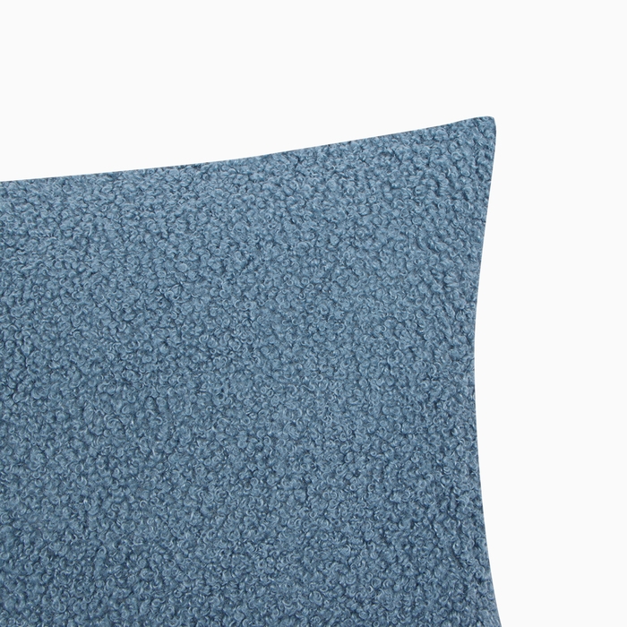 Наволочка декоративная Этель Boucle 43х43см, цвет синий, полиэстер