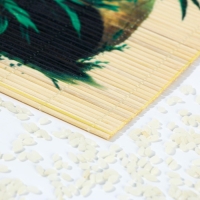 Циновка Макису для приготовления суши и роллов/коврик бамбуковый «Панда», 22 х 24 см Циновка Макису для приготовления суши и роллов/коврик бамбуковый «Панда», 22 х 24 см