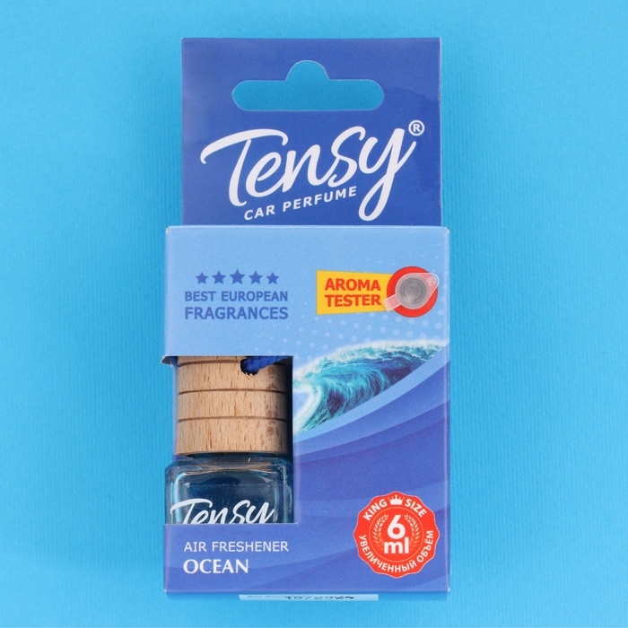 Ароматизатор в машину Tensy, океан, в бутылочке, 6 мл, ТВ-08 Ароматизатор в машину Tensy, океан, в бутылочке, 6 мл, ТВ-08