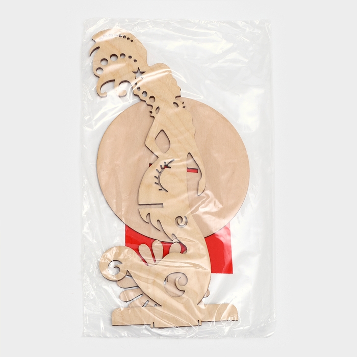 Салфетница деревянная &laquo;Сирена&raquo;, 25&times;13&times;13 см