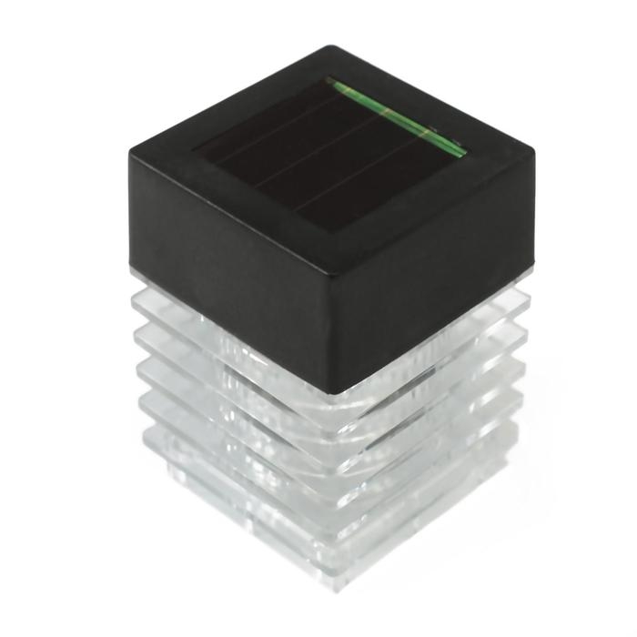 Садовый светильник на солнечной батарее «Столбик», 6 × 39 × 6 см, 1 LED, свечение тёплое белое Садовый светильник на солнечной батарее «Столбик», 6 × 39 × 6 см, 1 LED, свечение тёплое белое