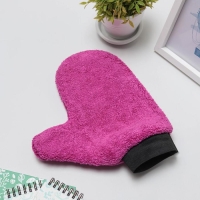 Варежка для уборки Доляна, 22&times;26 см, 40 гр, двухсторонняя, мягкая, микрофибра