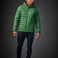 Куртка компактная мужская Stavanger темно-синяя с серым, размер 5XL