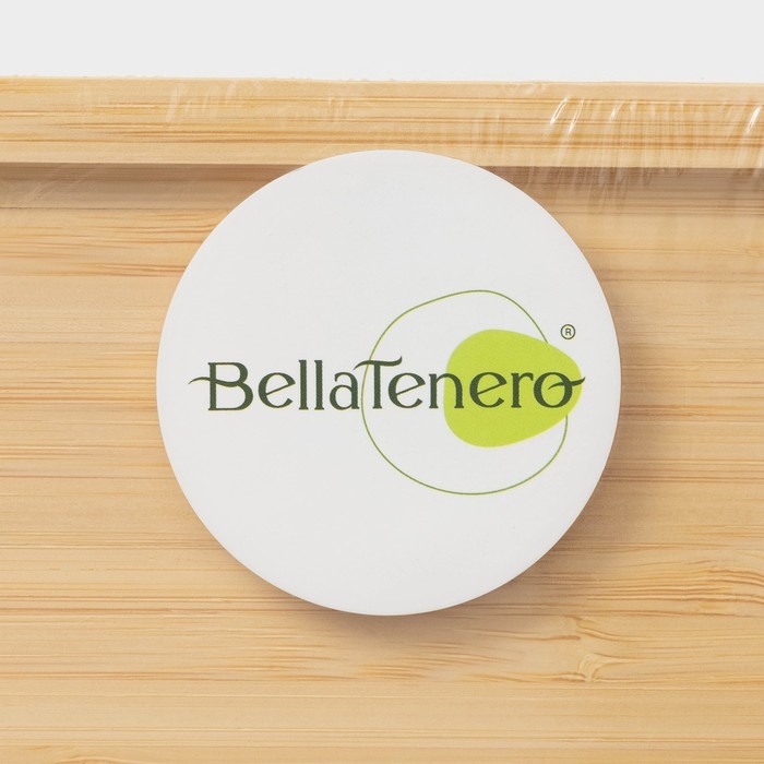 Блюдо для подачи Доляна Striata, прямоугольное, 26&times;10 см, бамбук