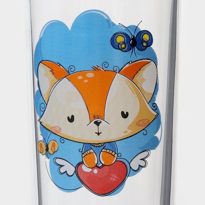 Набор стаканов &laquo;Верные друзья&raquo;, стеклянный, 230 мл, 6 шт, рисунок микс