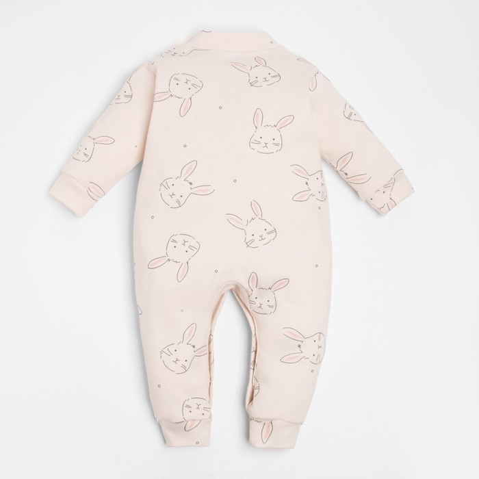 Комбинезон Крошка Я &laquo;Зайчик&raquo;, рост 62-68 см, цвет бежевый