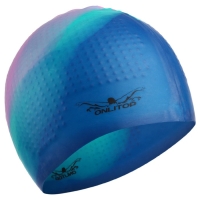 Шапочка для плавания ONLYTOP, силиконовая, обхват 54-60 см, цвета МИКС Шапочка для плавания ONLYTOP, силиконовая, обхват 54-60 см, цвета МИКС