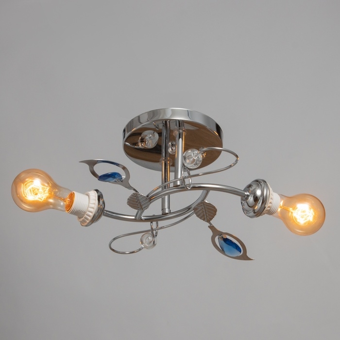 Люстра "Агнес"БП  2х40Вт Е27 Хром МОДЕЛЬ: 2600546