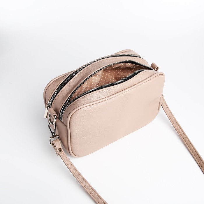 Сумка женская через плечо TEXTURA, маленький размер, цвет бежевый