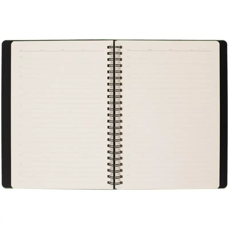 Ежедневник Spring Urban на заказ, недатированный, зеленый