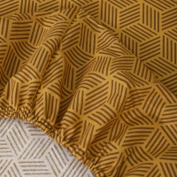 Простыня на резинке Атра 160х200х20, Фиджи, т-бежевый, бязь 120г/м, хл100% Простыня на резинке Атра 160х200х20, Фиджи, т-бежевый, бязь 120г/м, хл100%