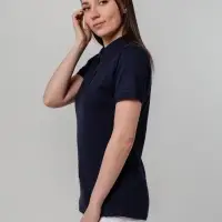Рубашка поло женская Virma Stretch Lady, темно-синяя, размер XL
