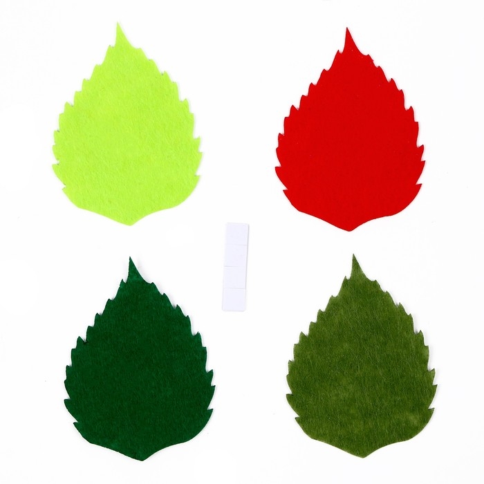 Наклейки «Листья берёзы», набор 4 шт. Наклейки «Листья берёзы», набор 4 шт.