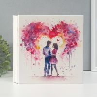 Фотоальбом на 100 фото кожзам 10х15 см "Арка любви" в коробке 4х22х23 см Фотоальбом на 100 фото кожзам 10х15 см "Арка любви" в коробке 4х22х23 см