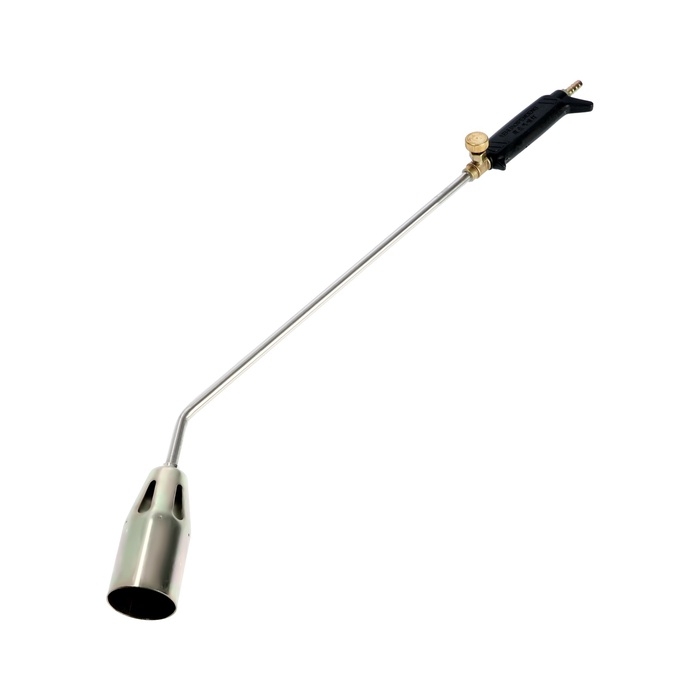 Горелка кровельная газовоздушная ТУНДРА, 710 мм, d=50 мм, 1300 °C, вентиль Горелка кровельная газовоздушная ТУНДРА, 710 мм, d=50 мм, 1300 °C, вентиль