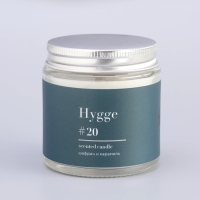 Свеча ароматическая "Hygge" #20 Шафран и карамель, соевый воск, в банке, 90 г Свеча ароматическая "Hygge" #20 Шафран и карамель, соевый воск, в банке, 90 г