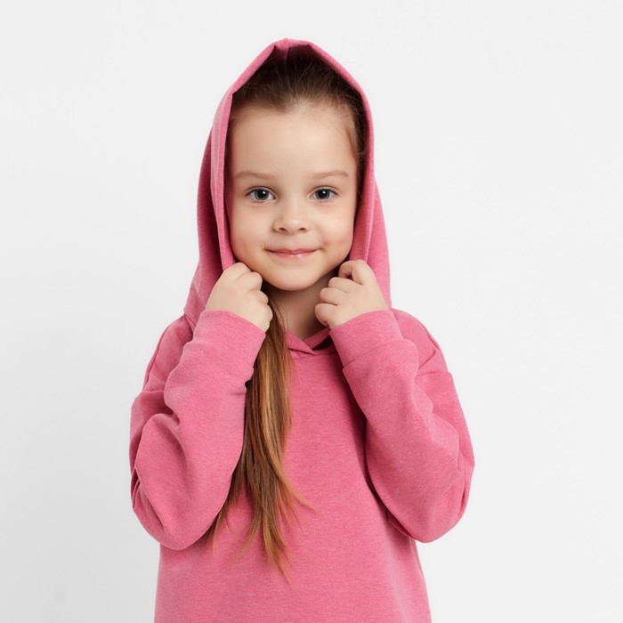 Костюм детский (толстовка, шорты) KAFTAN "Basic line", рост 122-128, цвет фуксия