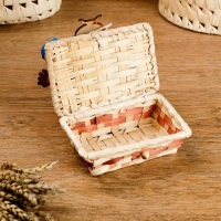 Оберег - шкатулка «Домовой», на сундучке, 12х17х19 см, микс Оберег - шкатулка «Домовой», на сундучке, 12х17х19 см, микс