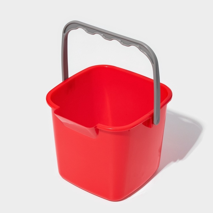 Ведро для уборки, 2.8 л, 17.6&times;18.5&times;15 см, красный