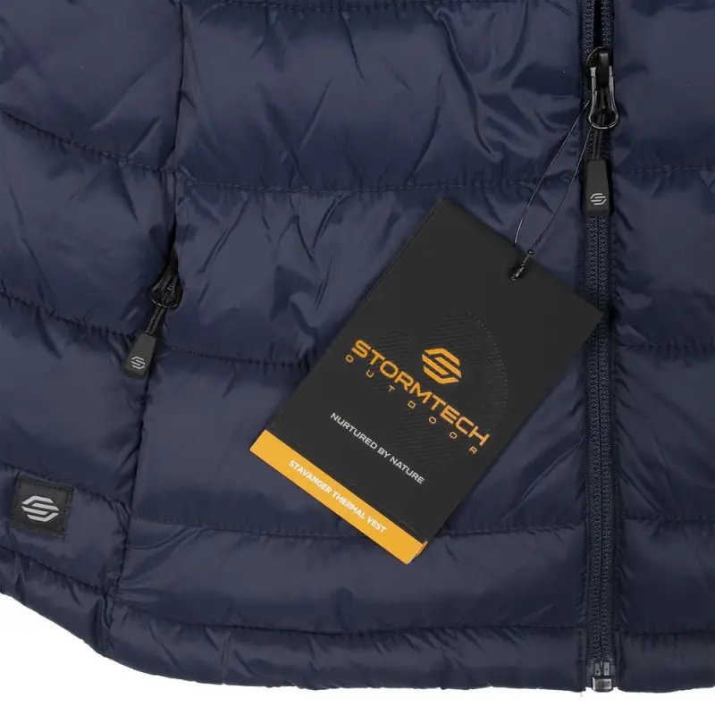 Жилет компактный женский Stavanger черный с серым, размер L