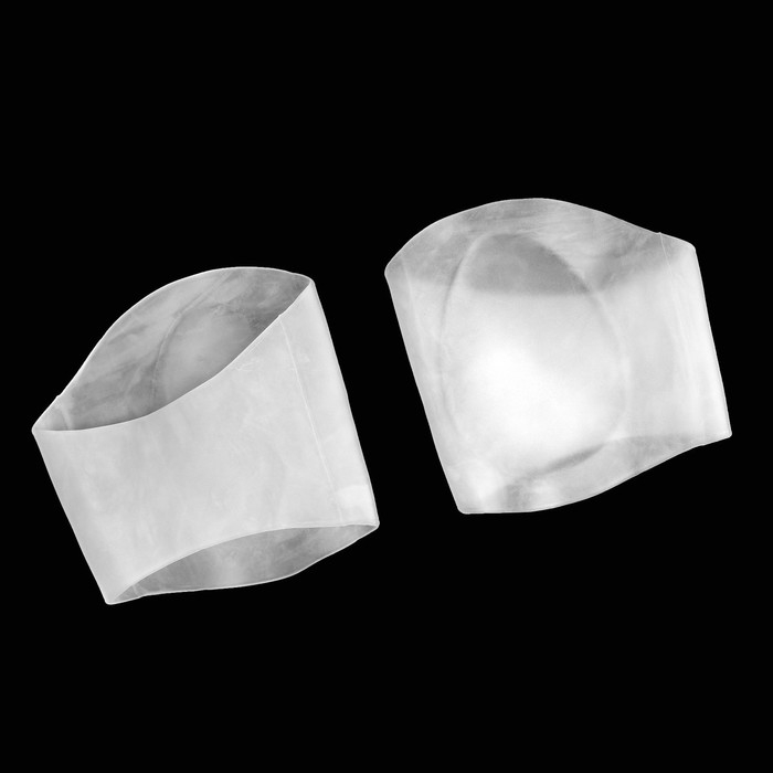 Супинаторы для обуви, амортизирующие, на манжете, силиконовые, 9 × 9 см, пара, цвет белый Супинаторы для обуви, амортизирующие, на манжете, силиконовые, 9 × 9 см, пара, цвет белый