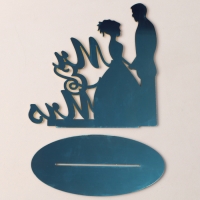 Топпер &laquo;Mr&Mrs&raquo;, цвет золото