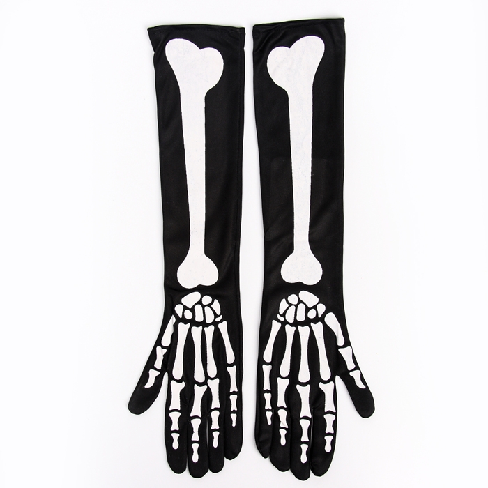Карнавальный набор &laquo;Кости&raquo;, гольфы, длинные перчатки