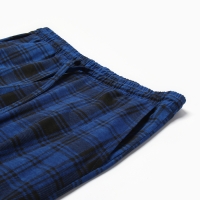 Брюки мужские домашние, цвет сине-черная клетка, размер 48 Брюки мужские домашние, цвет сине-черная клетка, размер 48