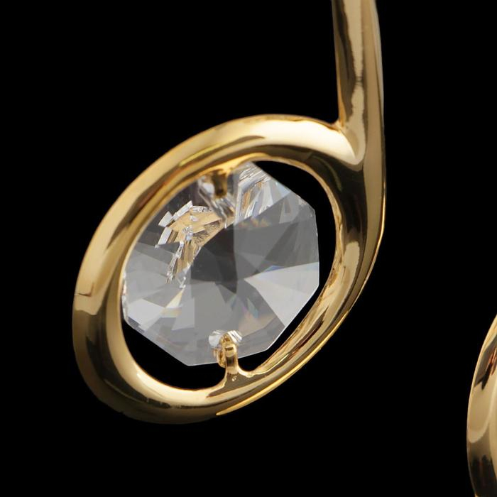 Сувенир &laquo;Ноты&raquo;, 5,5&times;3,2&times;9 см, с кристаллами