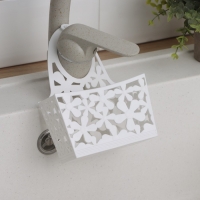 Подставка для губки «Гармония», 13×18×6 см, цвет белый Подставка для губки «Гармония», 13×18×6 см, цвет белый