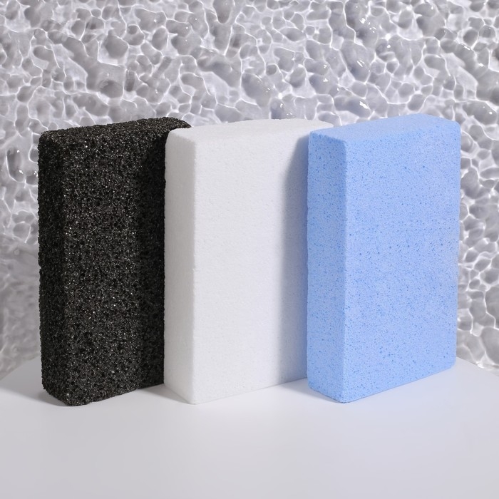 Пемза для педикюра, 10 &times; 6 см, в коробке, цвет МИКС