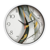 Часы настенные "Рыбки", d-30 см, плавный ход Часы настенные "Рыбки", d-30 см, плавный ход