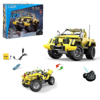 Конструктор радиоуправляемый &laquo;Джип&raquo;, 2 в 1, с аккумулятором, 514 деталей