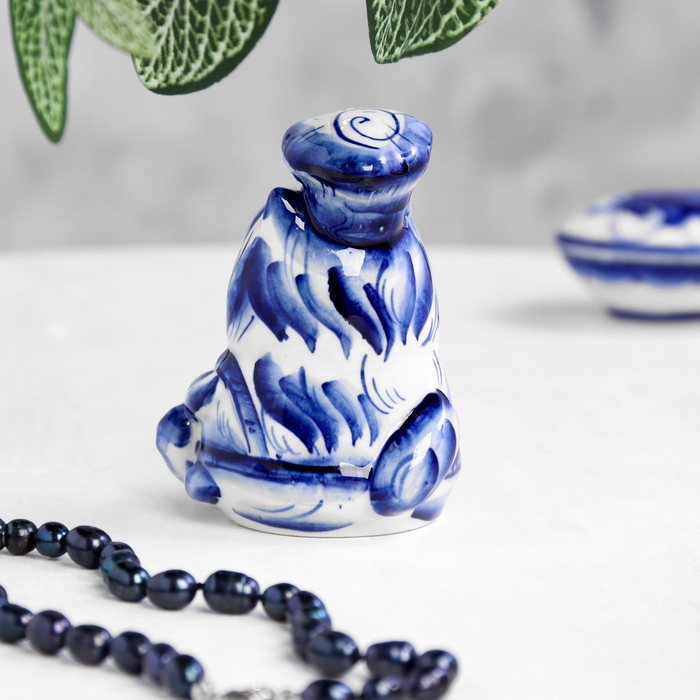 Сувенир &laquo;Кот повар&raquo;, 5 см, гжель