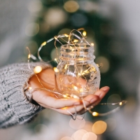 Гирлянда «Нить» 1 м роса, IP20, серебристая нить, 10 LED, 3 режима, батарейка AG13х3 (в комплекте), свечение тёплое белое Гирлянда «Нить» 1 м роса, IP20, серебристая нить, 10 LED, 3 режима, батарейка AG13х3 (в комплекте), свечение тёплое белое