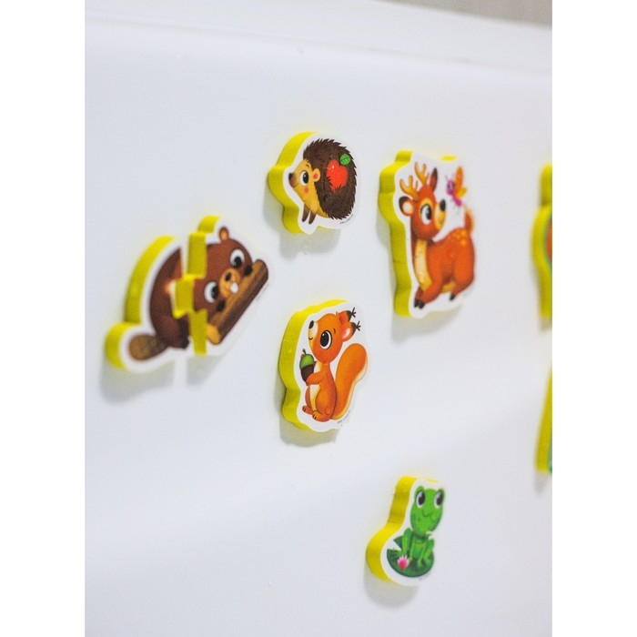 Мягкий пазл для малышей &laquo;Лесные зверята&raquo;, 5 пазлов, Крошка Я